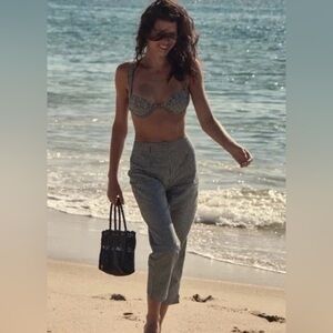 Doen Roseau Capris Gingham